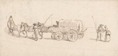 Vagon ve Atlı Figürler by Thomas Ross