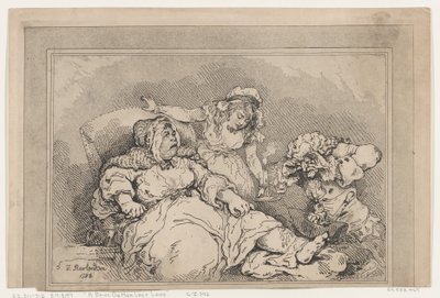 Son Bacaklarında Bir Fahişe, 1792., 1792. by Thomas Rowlandson