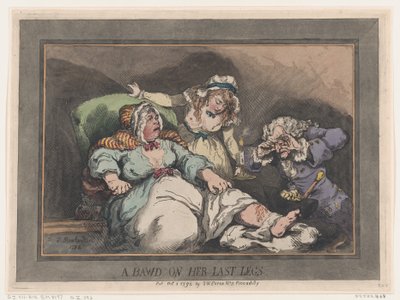 Son Bacaklarında Bir Fahişe, 1 Ekim 1792., 1 Ekim 1792. by Thomas Rowlandson
