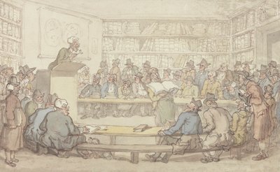 Kitap Müzayedesi by Thomas Rowlandson