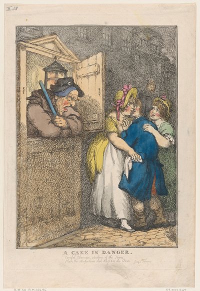 Tehlikede Bir Pasta, 20 Nisan 1806., 20 Nisan 1806. by Thomas Rowlandson