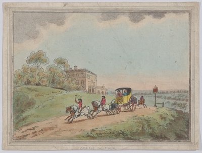 Bir Koç ve Dört, Rustic Sketches, 1787., 1787. by Thomas Rowlandson