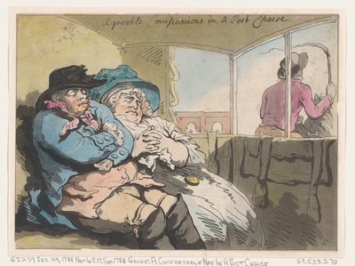 Bir Şezlongda Rahat Bir Şekerleme, 29 Aralık 1788., 29 Aralık 1788. by Thomas Rowlandson