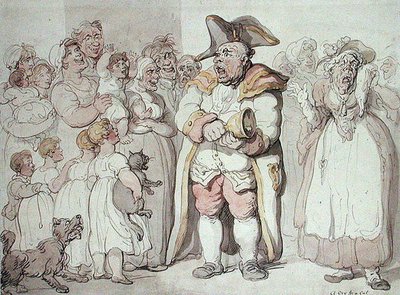 Bir Kedi için Ağlama (kalem ve mürekkep ve kağıt üzerine sulu boya) by Thomas Rowlandson