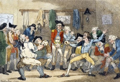 Eskrim Maçı by Thomas Rowlandson