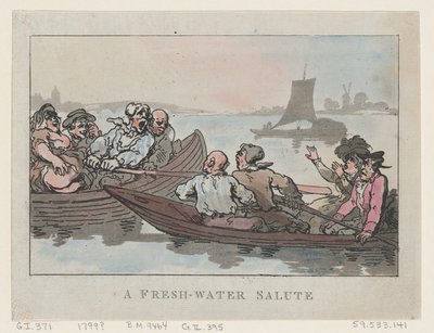 Tatlı Su Selamı, 1799., 1799. by Thomas Rowlandson