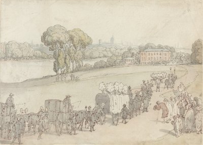 Cenaze Alayı by Thomas Rowlandson
