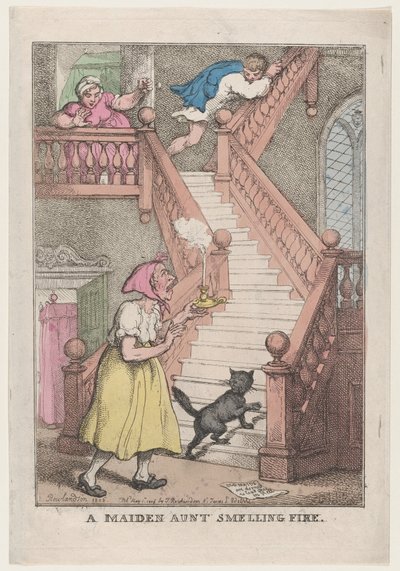 Ateş Kokan Kızlık Teyze, 4 Mayıs 1806., 4 Mayıs 1806. by Thomas Rowlandson
