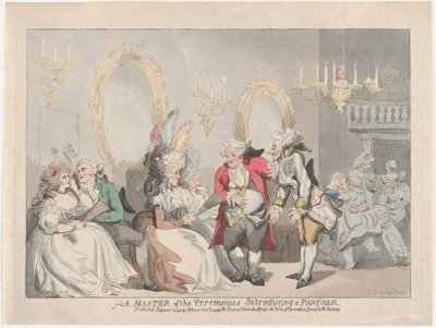 Bir Partneri Tanıtan Törenlerin Ustası, 24 Kasım 1795., 24 Kasım 1795. by Thomas Rowlandson