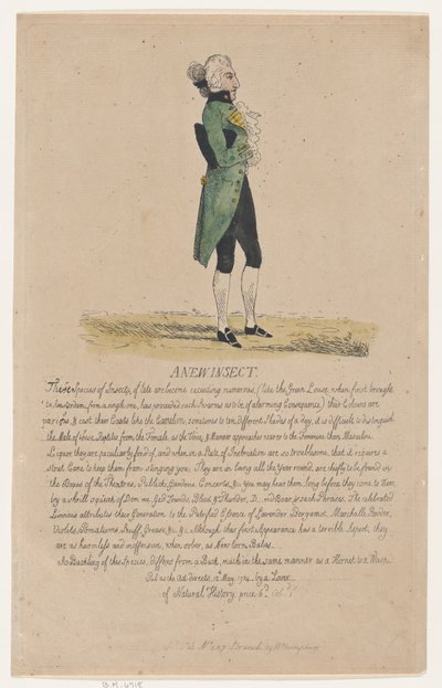 Yeni Bir Böcek, 12 Mayıs 1784., 12 Mayıs 1784. by Thomas Rowlandson