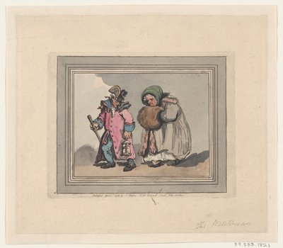 Bir Ziyaretten Dönüş, 3 Nisan 1798., 3 Nisan 1798. by Thomas Rowlandson