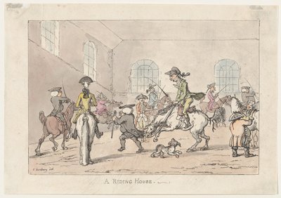 Bir Binicilik Evi, 1799., 1799. by Thomas Rowlandson