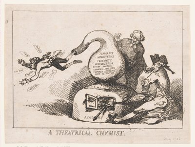 Bir Teatral Kimyager, Mayıs 1786., Mayıs 1786. by Thomas Rowlandson