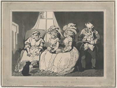 Teyzeye Ziyaret, 20 Aralık 1794., 20 Aralık 1794. by Thomas Rowlandson