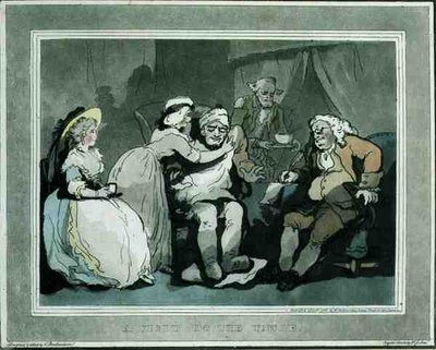 Francis Jukes (1747-1812) tarafından aquatinted "Amca Ziyareti", pub. E. Jackson tarafından by Thomas Rowlandson