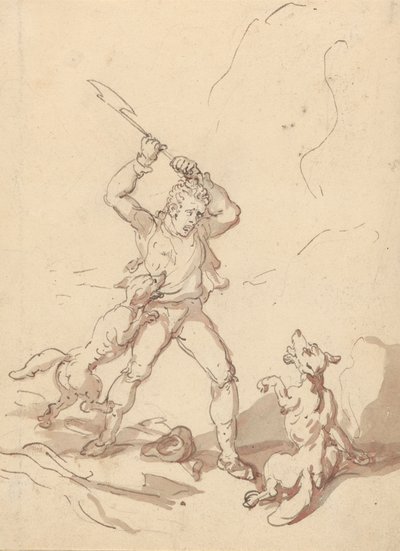 Albüm Çizimi by Thomas Rowlandson