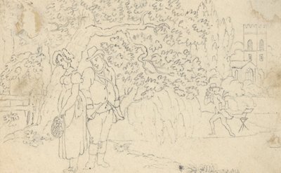 Albüm Çizimi by Thomas Rowlandson