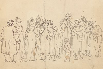 Albüm Çizimi by Thomas Rowlandson