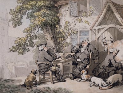 Alehouse Politikacılar, c.1785-90 by Thomas Rowlandson