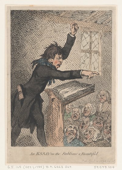 Yüce ve Güzel Üzerine Bir Deneme, 10 Nisan 1792., 10 Nisan 1792. by Thomas Rowlandson