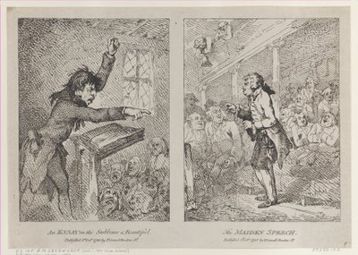 Yüce ve Güzel Üzerine Bir Deneme, Kızlık Konuşması, 1 Ekim 1785., 1 Ekim 1785. by Thomas Rowlandson