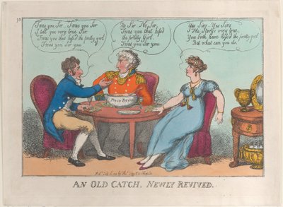 Eski Bir Yakalama, Yeni Canlanan, 18 Temmuz 1809., 18 Temmuz 1809. by Thomas Rowlandson