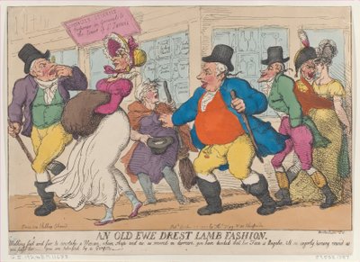 Eski Bir Ewe Drest Kuzu Modası, 25 Ekim 1810., 25 Ekim 1810. by Thomas Rowlandson