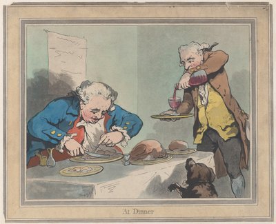 Akşam Yemeğinde, 5 Kasım 1792., 5 Kasım 1792. by Thomas Rowlandson