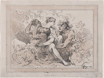Bacchants, 1786., 1786. by Thomas Rowlandson