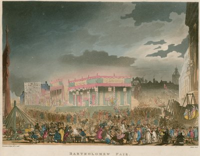 Bartholomeos Fuarı by Thomas Rowlandson