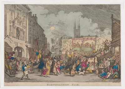 Bartholomew Fuarı, 1807., 1807. by Thomas Rowlandson