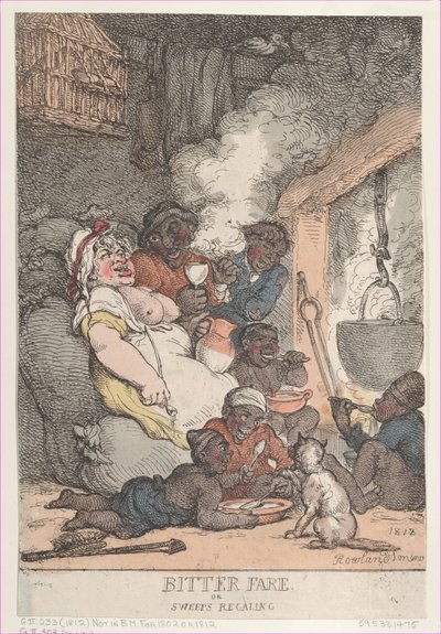 Acı Ücret veya Süpürmeler Regaling, 1812., 1812. by Thomas Rowlandson