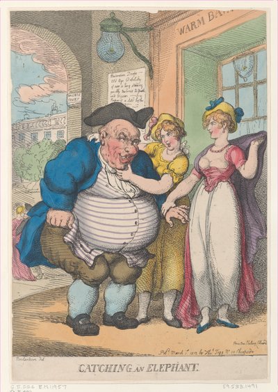 Fil Yakalamak, 1 Mart 1812., 1 Mart 1812. by Thomas Rowlandson