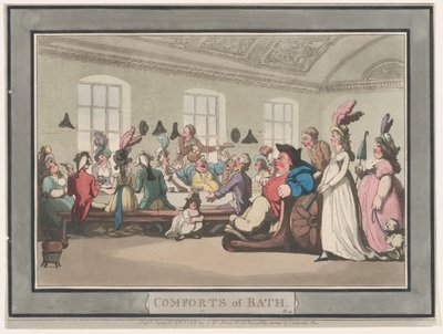 Banyo Konforu, Tabak 11, 6 Ocak 1798., 6 Ocak 1798. by Thomas Rowlandson
