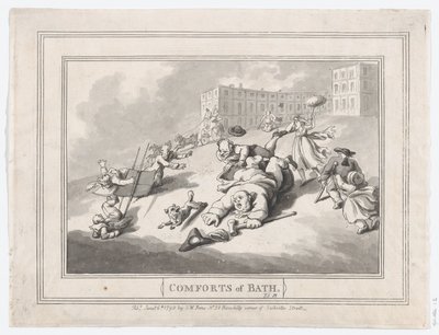 Banyo Konforu, Tabak 12, 6 Ocak 1798., 6 Ocak 1798. by Thomas Rowlandson