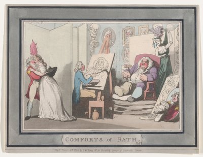 Banyo Konforu, Tabak 6, 6 Ocak 1798., 6 Ocak 1798. by Thomas Rowlandson