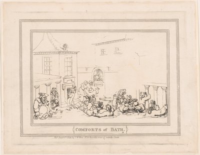 Banyo Konforu, Tabak 7, 6 Ocak 1798., 6 Ocak 1798. by Thomas Rowlandson