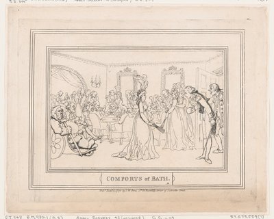 Banyo Konforu, Tabak 8, 6 Ocak 1798., 6 Ocak 1798. by Thomas Rowlandson