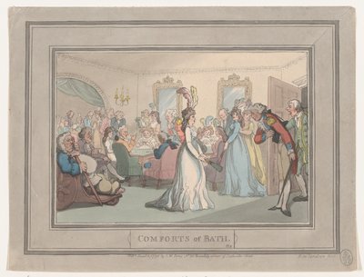 Banyo Konforu, Tabak 8, 6 Ocak 1798., 6 Ocak 1798. by Thomas Rowlandson