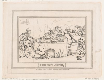 Banyo Konforu, Tabak 9, 6 Ocak 1798., 6 Ocak 1798. by Thomas Rowlandson