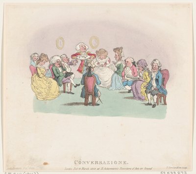 Görüşme, 20 Mart 1803., 20 Mart 1803. by Thomas Rowlandson