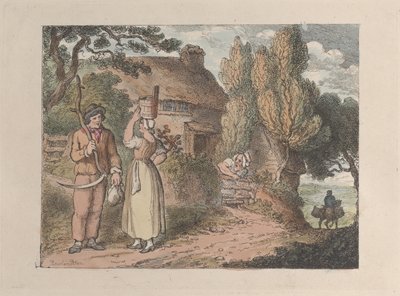 Cornwall, An Overlooker, Views in Cornwall, 1812., 1812. by Thomas Rowlandson