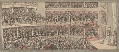 Covent Garden Tiyatrosu, 1792., 1792. by Thomas Rowlandson