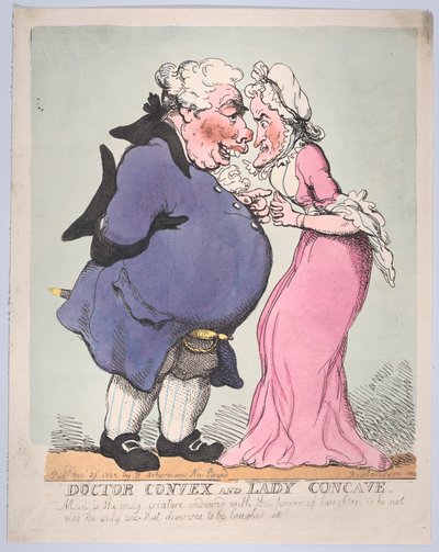 Doctor Convex ve Lady Concave, 20 Kasım 1802., 20 Kasım 1802. by Thomas Rowlandson