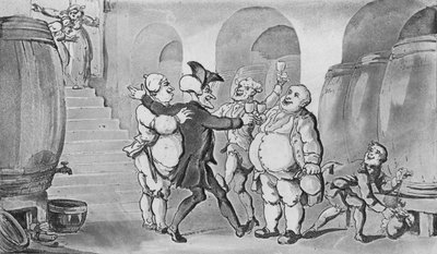 Mahzenden Arındırılan Doktor Sözdizimi, 1817 by Thomas Rowlandson