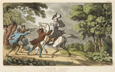 Doktor Sözdizimi ve Otoyolcular by Thomas Rowlandson