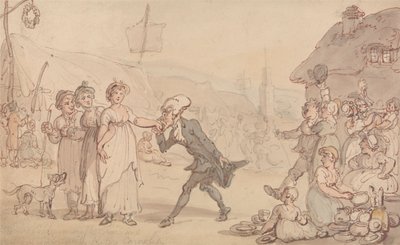 Kitty Cowslip ile Dr. Sözdizimi by Thomas Rowlandson