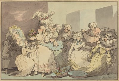 Doğum Günü için Giyinme by Thomas Rowlandson