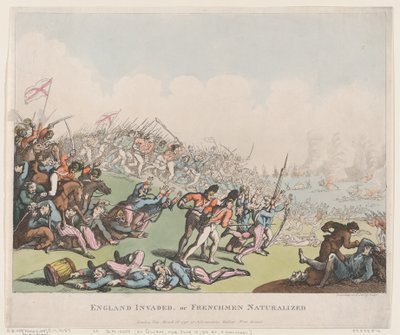 İngiltere İstilası veya Fransız Vatandaşlığı, 16 Mart 1798., 16 Mart 1798. by Thomas Rowlandson