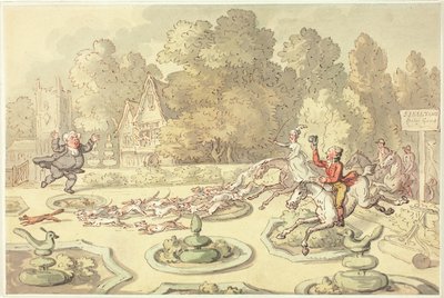 Öfkeli Papaz by Thomas Rowlandson